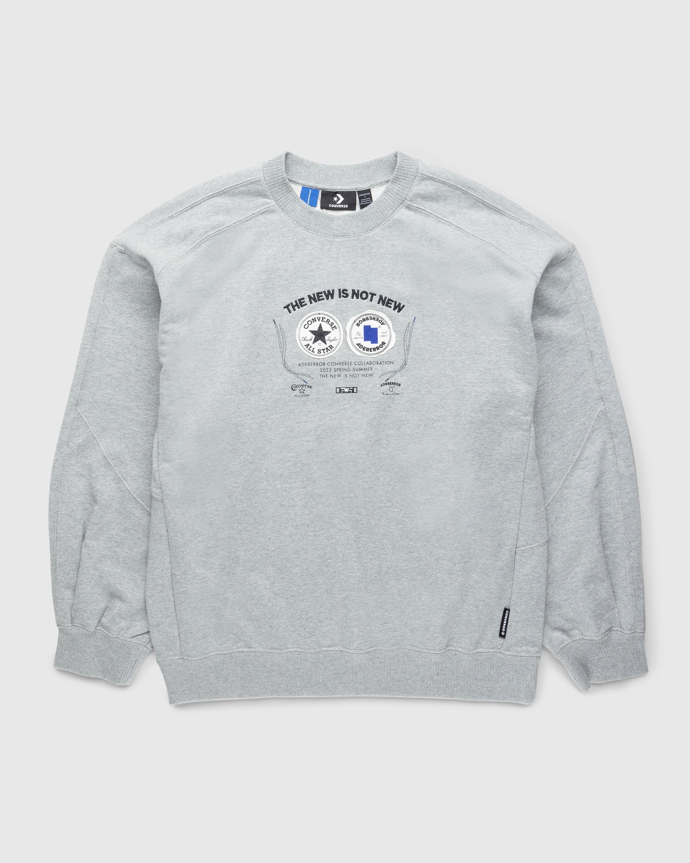 Converse x Ader Error – Shapes Crew Sweatshirt Vintage Grey